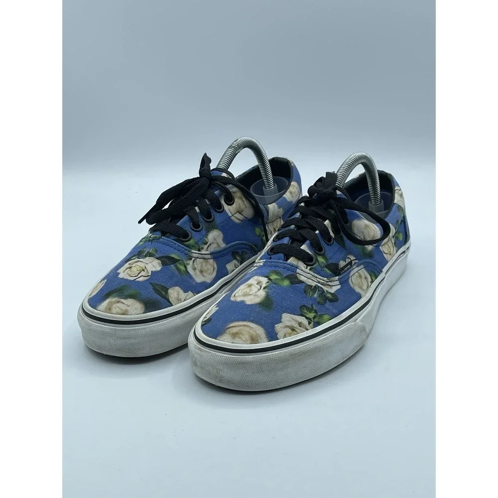VANS Era 'Romantic Floral' Shoes Blue/White/Black Men's US 8M 9.5W